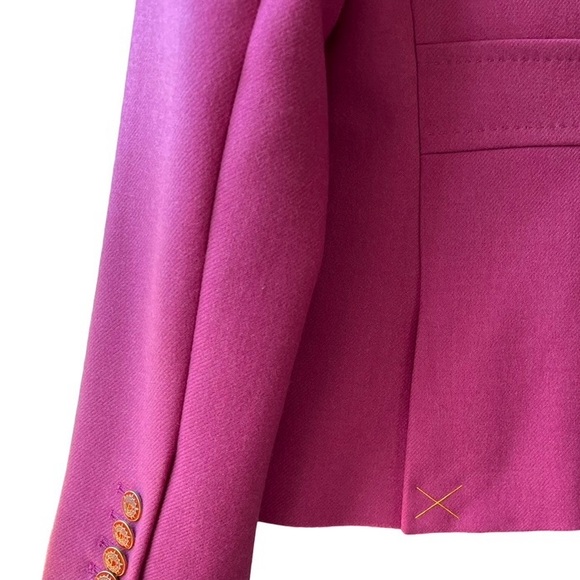 J Crew Collection Pink 100% Wool Jacket - Picture 16 of 16